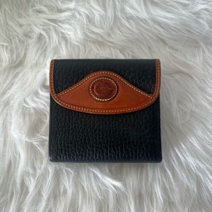 Dooney And Bourke classic black and brown wallet